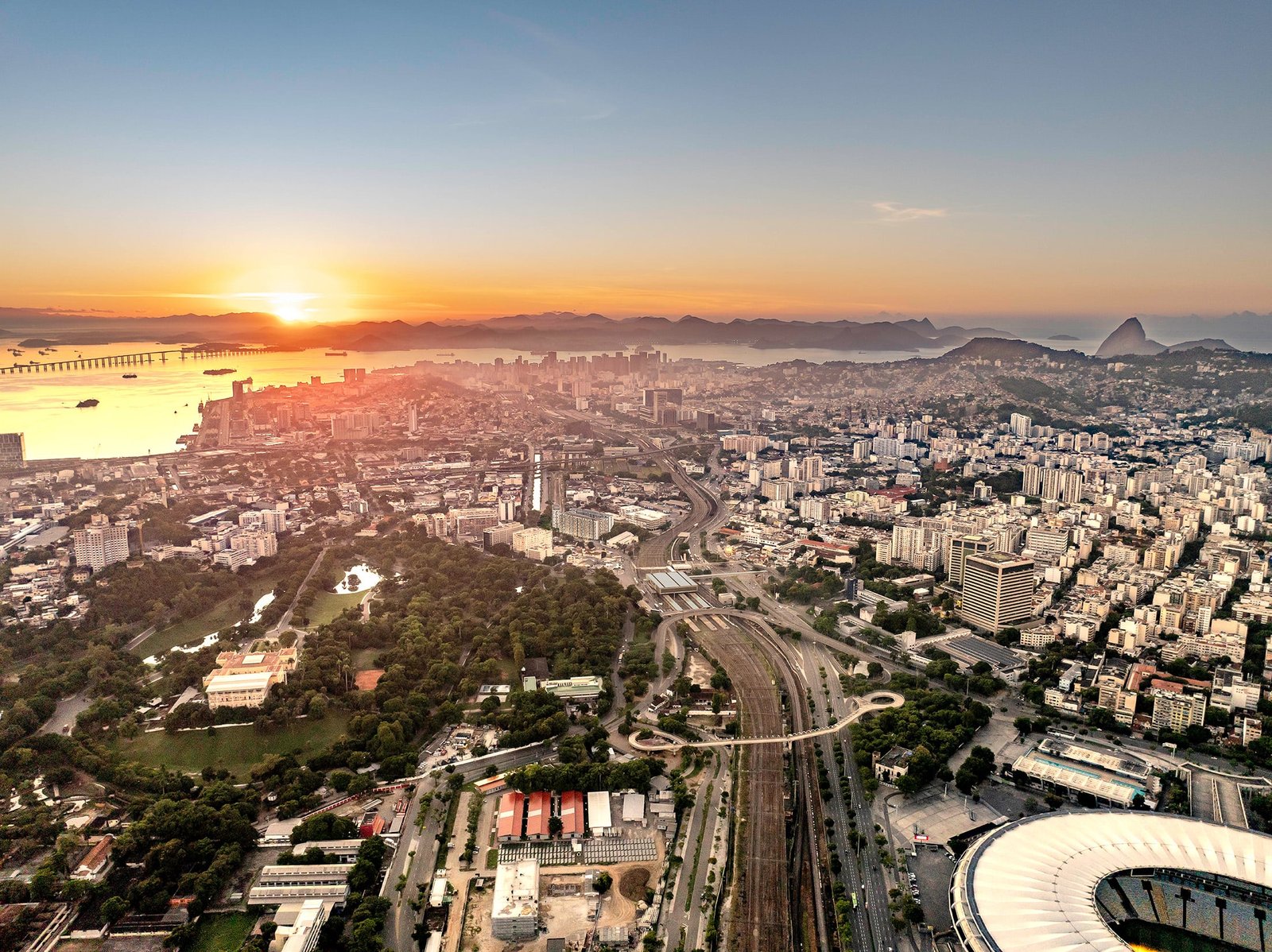 Vista aérea do bairro — Residencial Cartola