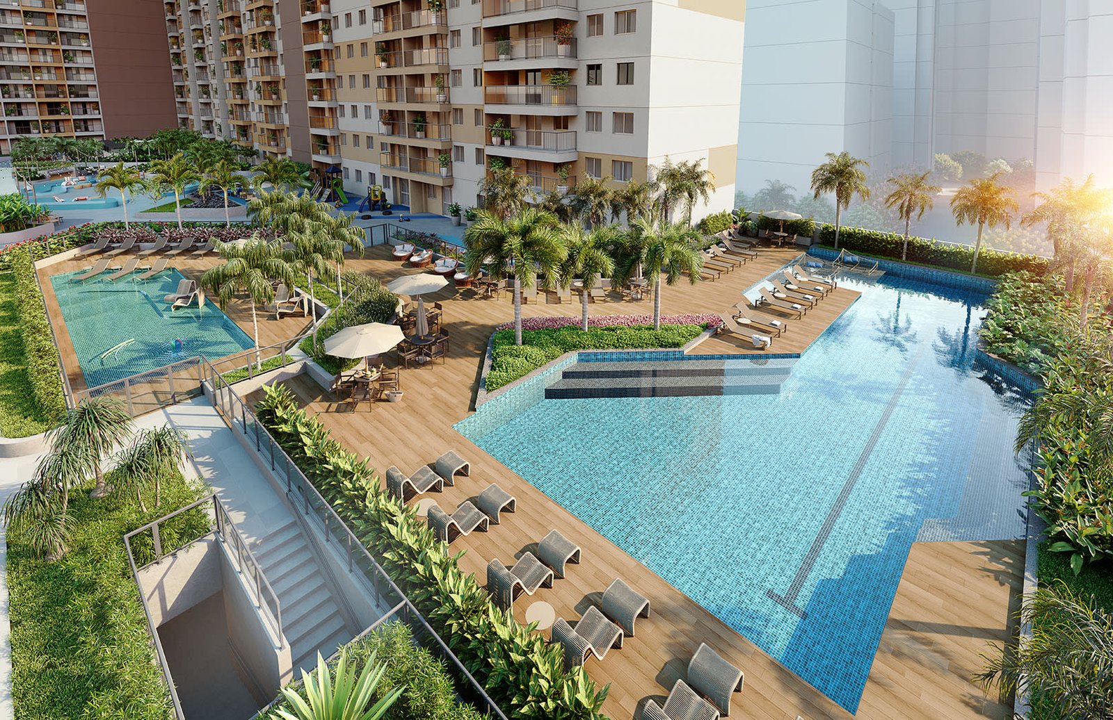 Piscina Oásis — Residencial Pixinguinha